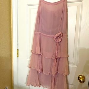 Spaghetti strap party dress by“Corsage”